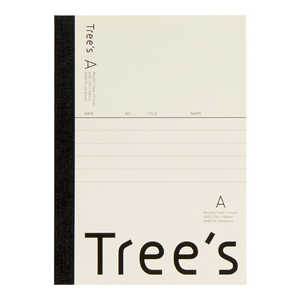 キョクトウアソシエイツ Trees A6 A罫48枚 クリーム クリーム UTRAA6C