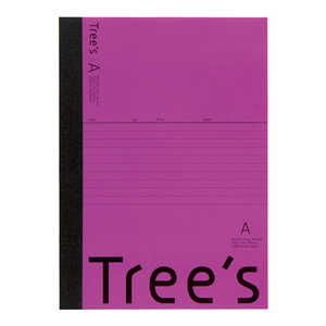 キョクトウアソシエイツ 日本ノート Trees B5 A罫30枚 パープル パープル パープル UTR3APU