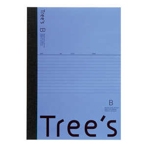 キョクトウアソシエイツ Trees B5 B罫30枚 ネイビー UTR3BNB