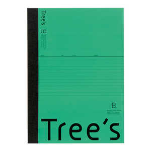 キョクトウアソシエイツ Trees B5 B罫30枚 グリーン UTR3BG