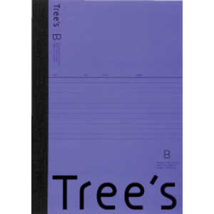 キョクトウアソシエイツ Trees B5 B罫30枚 バイオレット UTR3BV キョクトウアソシエイツ Trees B5 B罫30枚 バイオレット UTR3BV