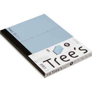 キョクトウアソシエイツ 日本ノート Trees B5 B罫30枚 5冊 UTR3B05