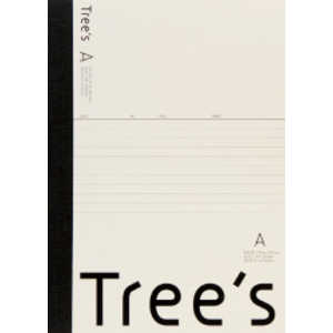 キョクトウアソシエイツ Trees B5 A罫40枚 クリーム UTR4AC