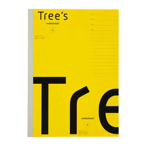 キョクトウアソシエイツ セミB5Treesノートプラスメモリ罫A罫30枚イエロー UTRP3AY キョクトウアソシエイツ セミB5Treesノートプラスメモリ罫A罫30枚イエロー UTRP3AY