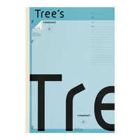 （まとめ）キョクトウ・アソシエイツ Trees A4 A罫 40枚 イエロー〔×20セット〕 まとめ）キョクトウ・アソシエイツ Trees B5 A罫30枚 ピンク 10冊