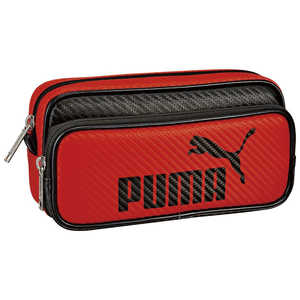 クツワ PUMA プーマ カラーカーボンダブルペンケース レッド 787PMRD クツワ PUMA プーマ カラーカーボンダブルペンケース レッド 787PMRD