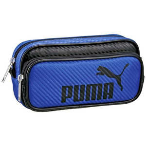 クツワ PUMA プーマ カラーカーボンWペンケース青 787PMBL クツワ PUMA プーマ カラーカーボンWペンケース青 787PMBL