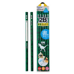 クツワ 学校えんぴつ2B(ダイナソー) ST102GR クツワ 学校えんぴつ2B(ダイナソー) ST102GR