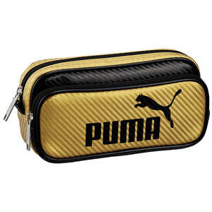 クツワ PUMA カラーカーボンWペンケース 金 787PMGD