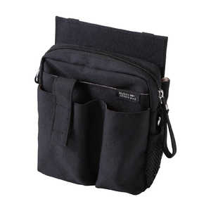 クツワ 文具エプロンバッグ ホルダー ブラック BE022BK