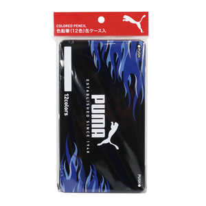 クツワ プーマ 色鉛筆 12色 缶ケース入 PM557