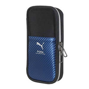 クツワ ペンシルチェックペンケース ネイビー PM569NB