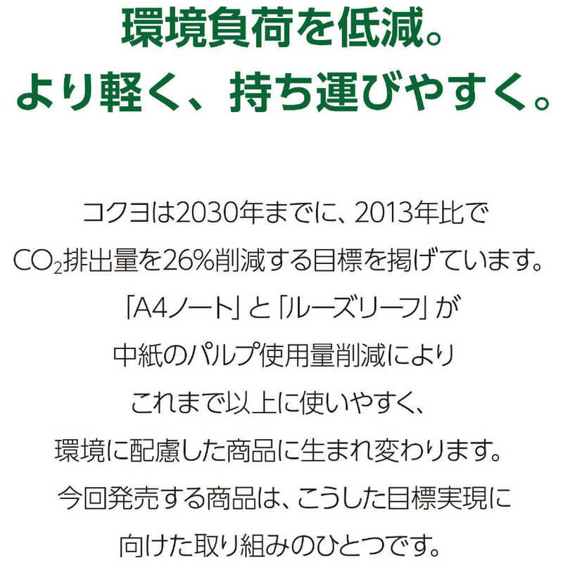 コクヨ コクヨ キャンパスルーズリーフ B5/26穴 ノ-837W ノ-837W