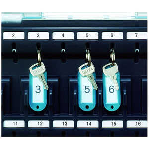 コクヨ キーボックス 背見出しラベルキーファイル 透明 KFBA4T