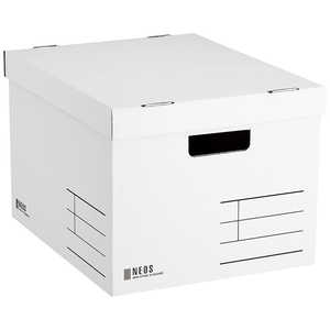 コクヨ 収納ボックス Lサイズ フタ付き NEOS(ネオス) ホワイト A4NELBW コクヨ 収納ボックス Lサイズ フタ付き NEOS(ネオス) ホワイト A4NELBW