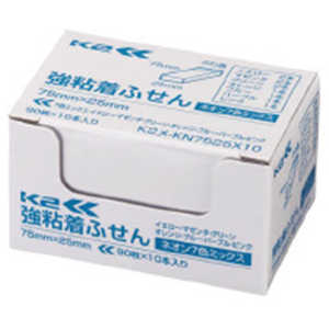 コクヨ 強粘着ふせん75×25mm混色10本 K2メKN7525X10 コクヨ 強粘着ふせん75×25mm混色10本 K2メKN7525X10