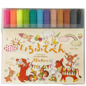 コクヨ いろふでぺん12色Aセット KE-AC34-12A コクヨ いろふでぺん12色Aセット KE-AC34-12A
