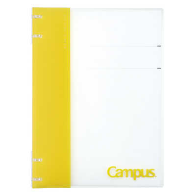 イエロー　ノート コクヨ ノートのように使えるバインダー Campus(キャンパス) イエロー