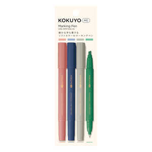コクヨ 2ウェイマーキングペン4本セット KOKUYO ME(コクヨ ミー)  KME-MPMT200-4S