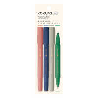 コクヨ 2ウェイマーキングペン4本セット KOKUYO ME(コクヨ ミー