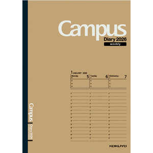  ()2026ǯ Campus Diary(ѥ꡼)Ģ  С B5 -CWVLS-B5-26 CWVLSB526