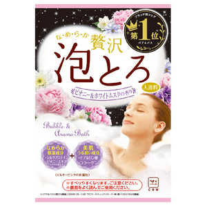牛乳石鹸 お湯物語 贅沢泡とろ 入浴料 ピオニー&ホワイトムスクの香り 30g 牛乳石鹸 お湯物語 贅沢泡とろ 入浴料 ピオニー&ホワイトムスクの香り 30g