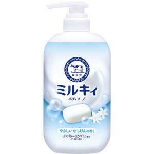 牛乳石鹸 ミルキィボディソープ やさしいせっけんの香り ポンプ付 500mL 牛乳石鹸 ミルキィボディソープ やさしいせっけんの香り ポンプ付 500mL