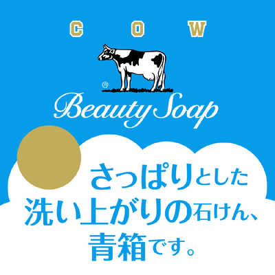牛乳石鹸 カウブランド青箱バスサイズ 130g3個 パック の通販