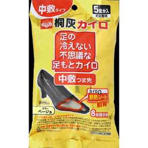 小林製薬 【数量限定】カイロ 不思議中敷ベージュ 5P〔カイロ〕 