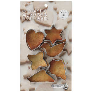 貝印 KHS クッキー抜型浅型大6個＃000DL6190 #000DL6190