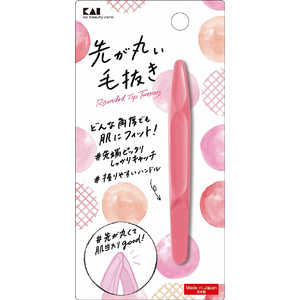 貝印 先が丸い毛抜き(ピンク) 貝印 先が丸い毛抜き(ピンク)