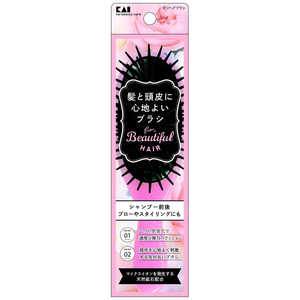 貝印 ポリヘアブラシ(髪と頭皮に心地よいブラシ) 貝印 ポリヘアブラシ(髪と頭皮に心地よいブラシ)