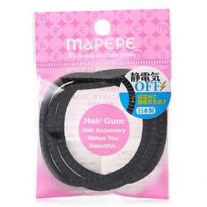 シャンティ MAPEPE (マペペ) 静電気OFFリングゴム 3P BK ブラック 