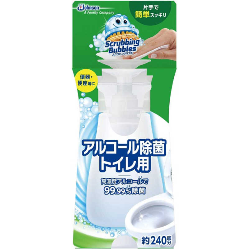 ジョンソン ジョンソン ScrubbingBubbles（スクラビングバブル） アルコール除菌トイレ用本体 〔トイレ用洗剤〕  