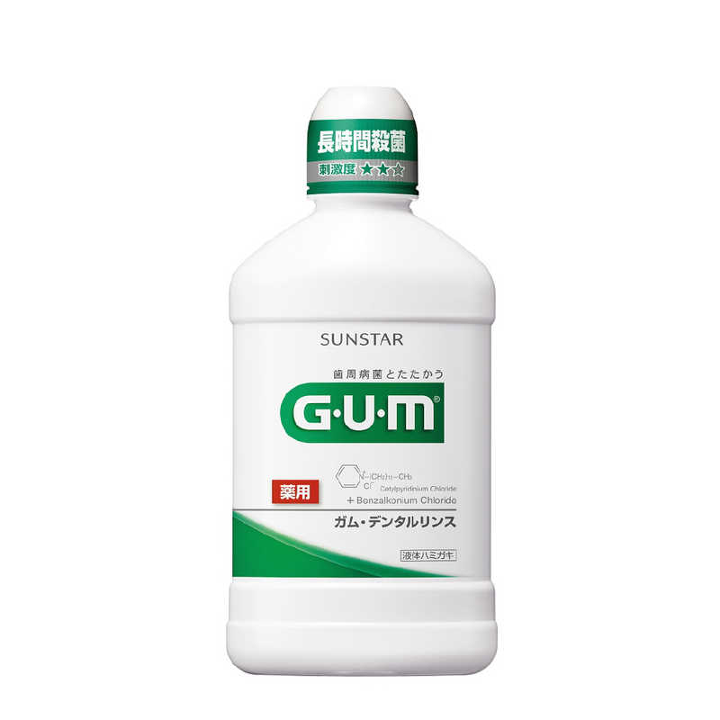 サンスター サンスター GUM 薬用 デンタルリンス レギュラータイプ 500ml  