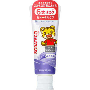 サンスター ソダテコ(SODATECO)こどもハミガキ ぶどう 70g