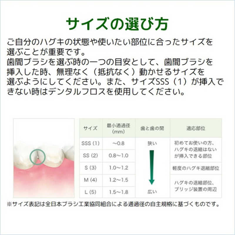 サンスター サンスター GUM 歯間ブラシ L字型サイズ2SS 10本  