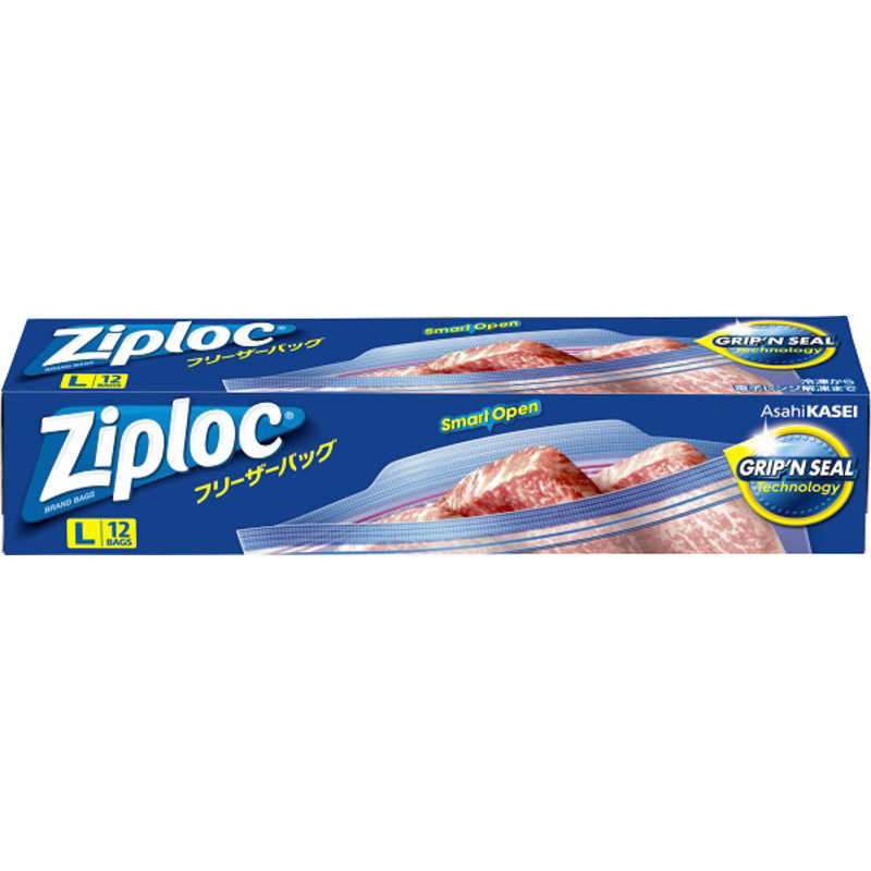 旭化成ホームプロダクツ 旭化成ホームプロダクツ Ziploc(ジップロック)フリーザーバッグ L 12枚  