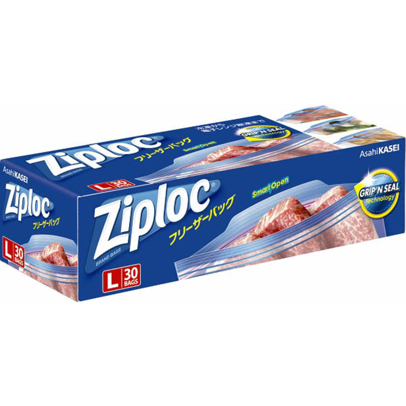 旭化成ホームプロダクツ 旭化成ホームプロダクツ Ziploc(ジップロック)フリーザーバッグ L 30枚  