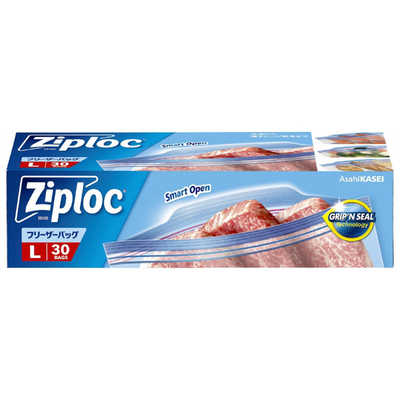 旭化成ホームプロダクツ Ziploc(ジップロック)フリーザーバッグ L 大