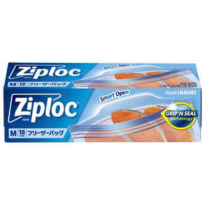 旭化成ホームプロダクツ Ziploc(ジップロック)フリーザーバッグ M 通常品 18枚 