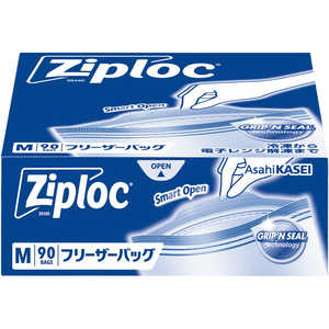 旭化成ホームプロダクツ Ziploc(ジップロック)フリーザーバッグ M 90枚 