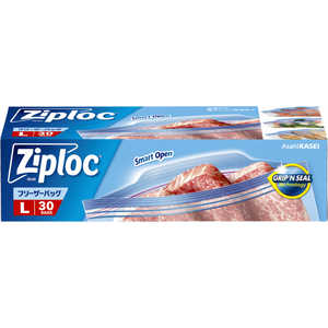 旭化成ホームプロダクツ ジップロック フリーザーバッグL30枚 