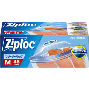 旭化成ホームプロダクツ ジップロック フリーザーバッグM 45枚 