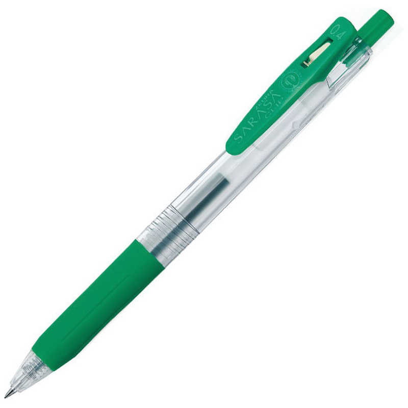 ゼブラ ゼブラ ｢ゲルインクボールペン｣サラサクリップ0.4(ボール径:0.4mm､インク色:緑) JJS15‐G JJS15‐G