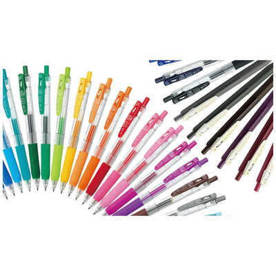 プルーストクリーム  15本セット ゼブラ サラサクリップ0.5(ボール径:0.5mm､インク色:ペール