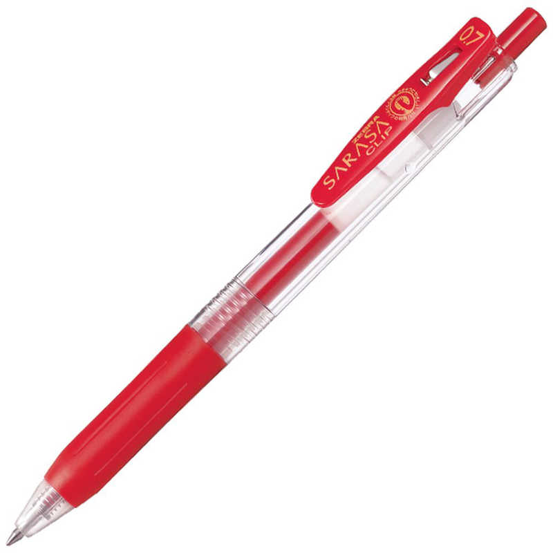 ゼブラ ゼブラ ｢ゲルインクボールペン｣サラサクリップ0.7(ボール径:0.7mm､インク色:赤) JJB15‐R JJB15‐R