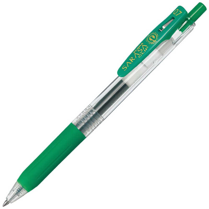 ゼブラ ゼブラ ｢ゲルインクボールペン｣サラサクリップ0.7(ボール径:0.7mm､インク色:緑) JJB15‐G JJB15‐G