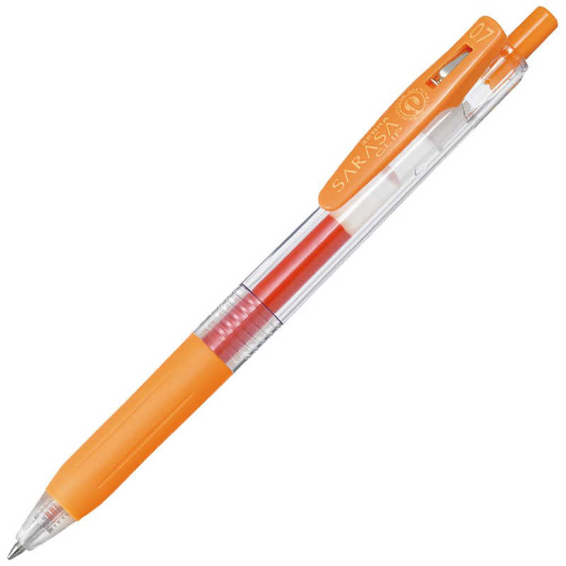ゼブラ サラサクリップ0 7 ボｰル径 0 7mm インク色 オレンジ Jjb15 Or Sas