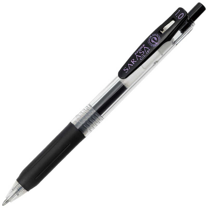 ゼブラ ゼブラ ｢ゲルインクボールペン｣サラサクリップ1.0(ボール径:1.0mm､インク色:黒) JJE15‐BK JJE15‐BK